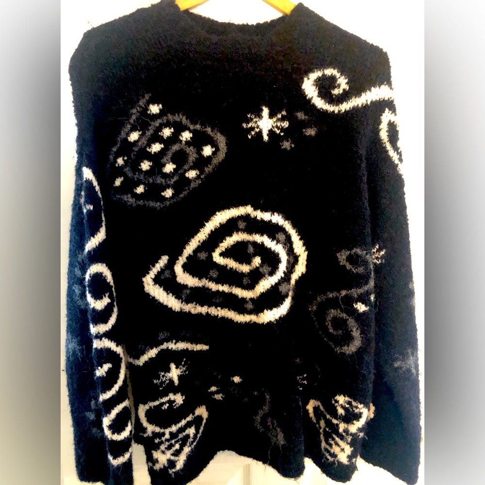Vintage 80s Ann Taylor art sweater